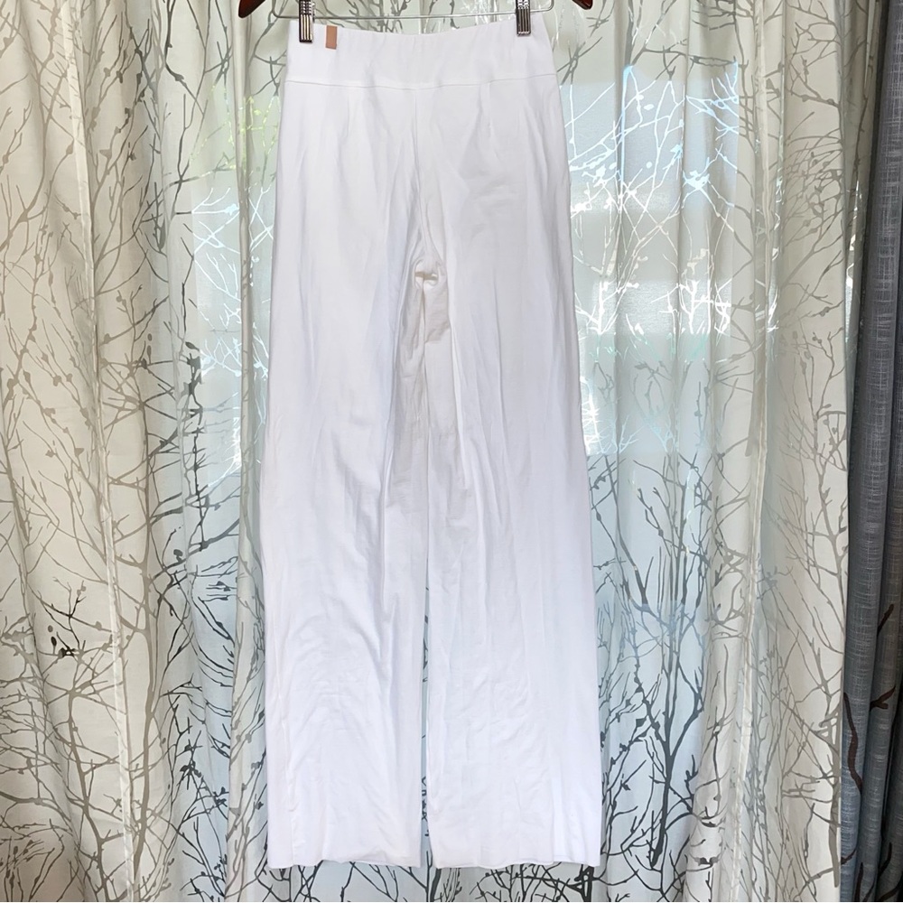 LUNYA WHITE COOL HIGH RISE PANTS - Picture 6 of 13